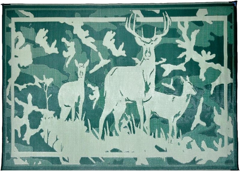 Stylish Camping HC8114 Desert Camo/Green 8'x11' Camo Deer Mat, 1 Pack - Image 4